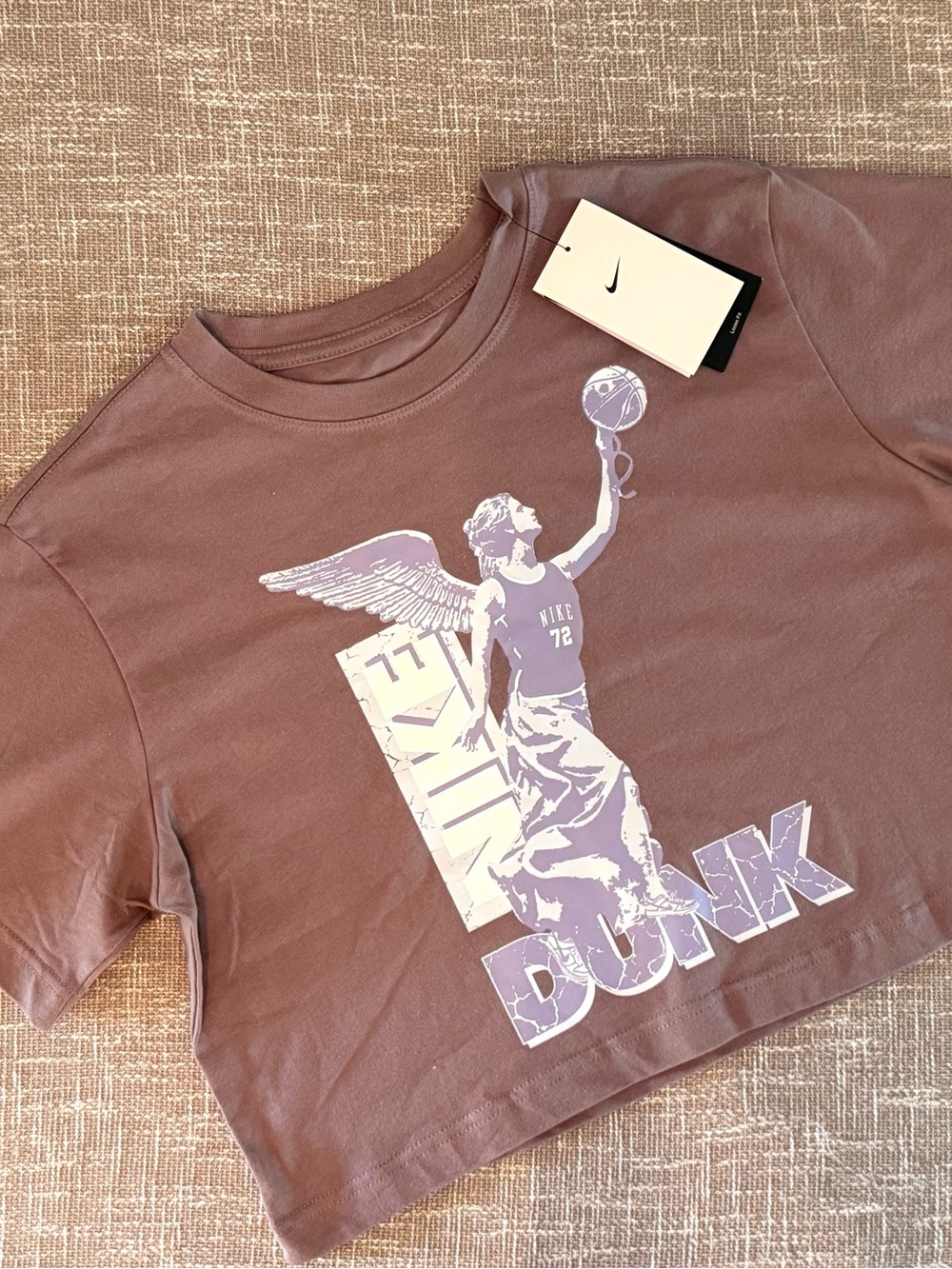 BRAND NEW Nike WOMENS OVERSIZED Graphic 'Dunk' Cropped